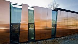 фасадные панели из металла для наружной отделки дома