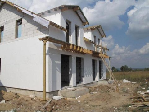 фасадные панели для наружной отделки дома из газобетона