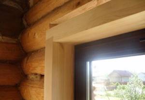 отделка окна внутри деревянного дома своими руками